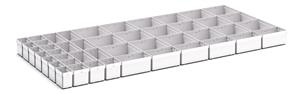 46 Compartment Box Kit 100+mm High x 1300W x 650D drawer Bott Drawer Cabinets 1300 x 650 for your Workshop or Lab 27/43020785 Cubio Plastic Box Kit EKK 136100 46 Comp.jpg